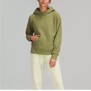 Like New Lululemon Longfellow Hoodie in Bronze Green Size 10. Never worn.